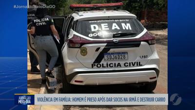 Homem &eacute; preso ap&oacute;s dar socos na irm&atilde; em Planaltina de Goi&aacute;s
