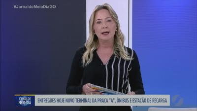 Entregues hoje novo Terminal da Pra&ccedil;a A em Goi&acirc;nia e &ocirc;nibus el&eacute;tricos