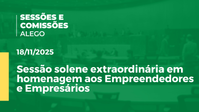 itemSessão solene extraordinária de entrega do Certificado do Mérito Legislativo