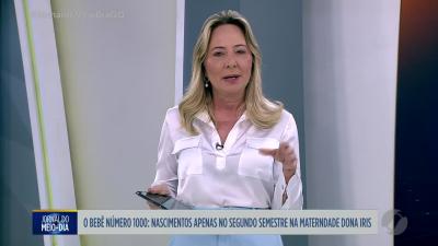 itemBebê número 1000, nascimentos apenas no segundo semestre na Maternidade Dona Iris em Goiänia