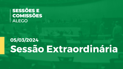 Imagem de capa do vídeo - Sessão Extraordinária