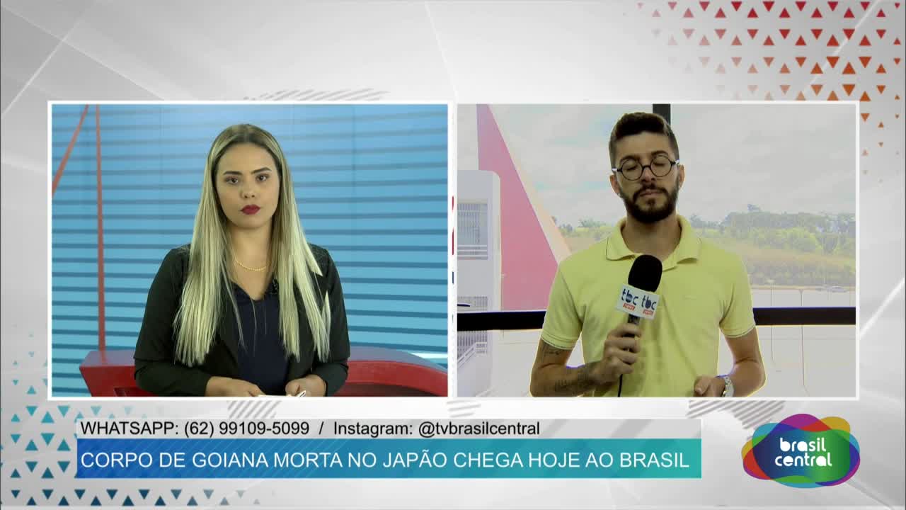 itemCorpo de Goiana morta no Japão chega hoje ao Brasil