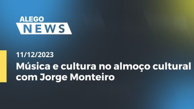 itemAlego News Música e cultura no almoço cultural com Jorge Monteiro