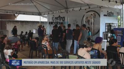 Mutir&atilde;o em Aparecida oferece mais de 100 servi&ccedil;os gratuitos