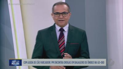 itemPM encontra drogas em bagageiro de ônibus na GO-080
