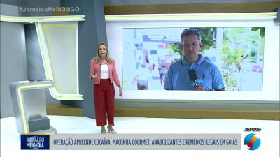 itemOperção apreende cocaína, maconha, anabolizantes e remédios ilegais em Goiás