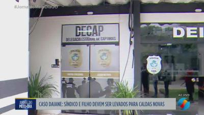 S&iacute;ndico suspeito de matar corretora &eacute; transferido para Caldas Novas