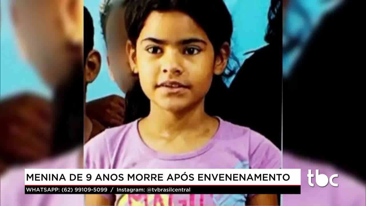 itemMenina de 9 anos morre após envenenamento