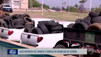 itemAção intensiva de coleta de pneus no combate a dengue em Aparecida de Goiânia
