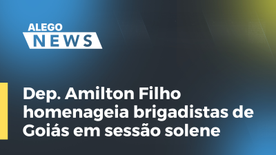 Imagem de capa do vídeo - Dep. Amilton Filho homenageia brigadistas de Goiás em sessão solene