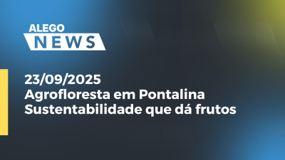 Imagem de capa do vídeo - Agrofloresta em Pontalina Sustentabilidade que dá frutos