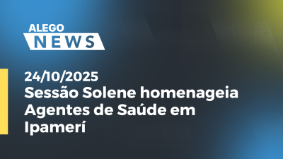 Imagem de capa do vídeo - Sessão Solene homenageia Agentes de Saúde em Ipamerí