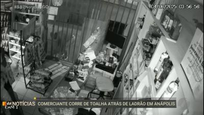 itemComerciante corre de toalha atrás de ladrão em Anápolis