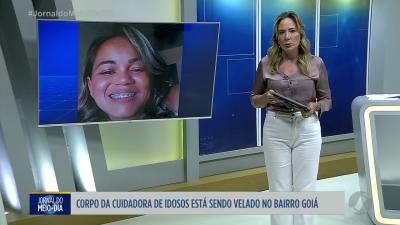 itemCorpo de cuidadora de idosos assassinada está sendo velado em Goiânia