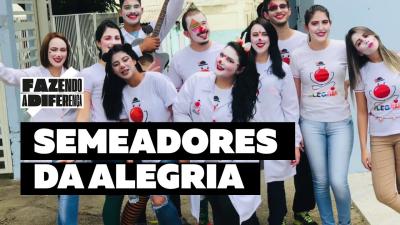 Semeadores da Alegria visitam hospitais de Goiânia vestidos de palhaço