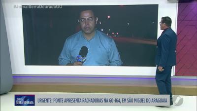 itemPonte apresenta rachaduras na GO-164 em São Miguel do Araguaia