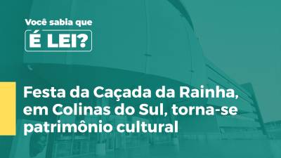 Imagem de capa do vídeo - Festa da Caçada da Rainha, em Colinas do Sul, torna-se patrimônio cultural