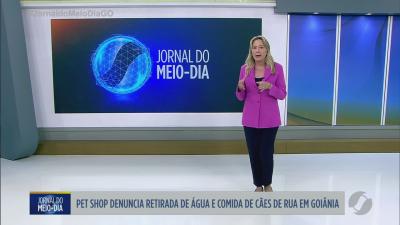 Pet shop denuncia retirada de &aacute;gua e comida de c&atilde;es de rua em Goi&acirc;nia