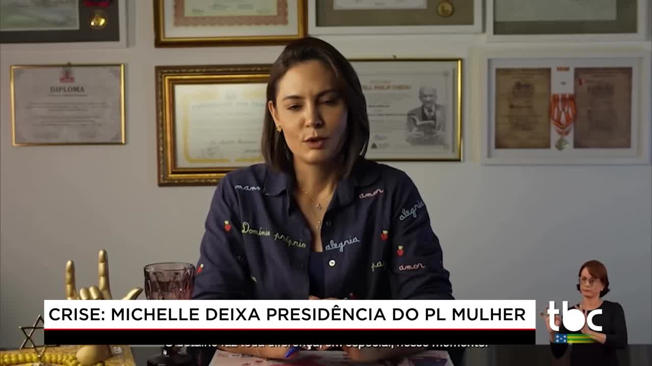 Crise: Michelle deixa Presid&ecirc;ncia do PL Mulher
