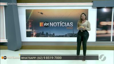 itemTelespectadores do SBT Notícias Goiás na tela