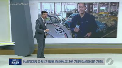 itemDia nacional do fusca reúne apaixonados por carros antigos em Goiânia