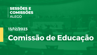 Imagem de capa do vídeo - Comissão de Educação