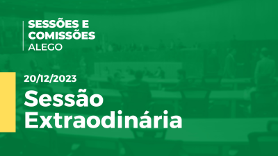 Imagem de capa do vídeo - Sessão Extraordinária