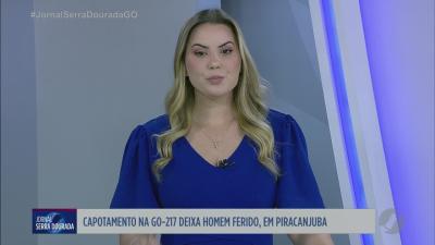 itemCapotamento na GO-217 deixa homem ferido em Piracanjuba