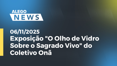 Imagem de capa do vídeo - Exposição "O Olho de Vidro Sobre o Sagrado Vivo" do Coletivo Onã