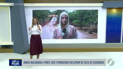 itemPonte cede e moradores reclamam de falta segurança no Setor Chácaras São Joaquim em Goiânia