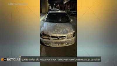 itemQuatro irmãos são presos por tentativa de homicídio em Aparecida de Goiânia
