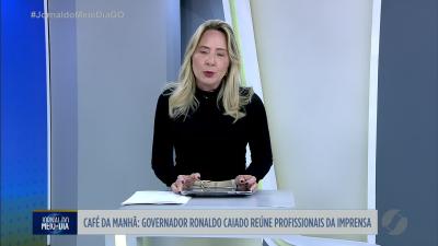 itemGovernador Ronaldo Caiado reúne profissionais da imprensa para um café da manhã