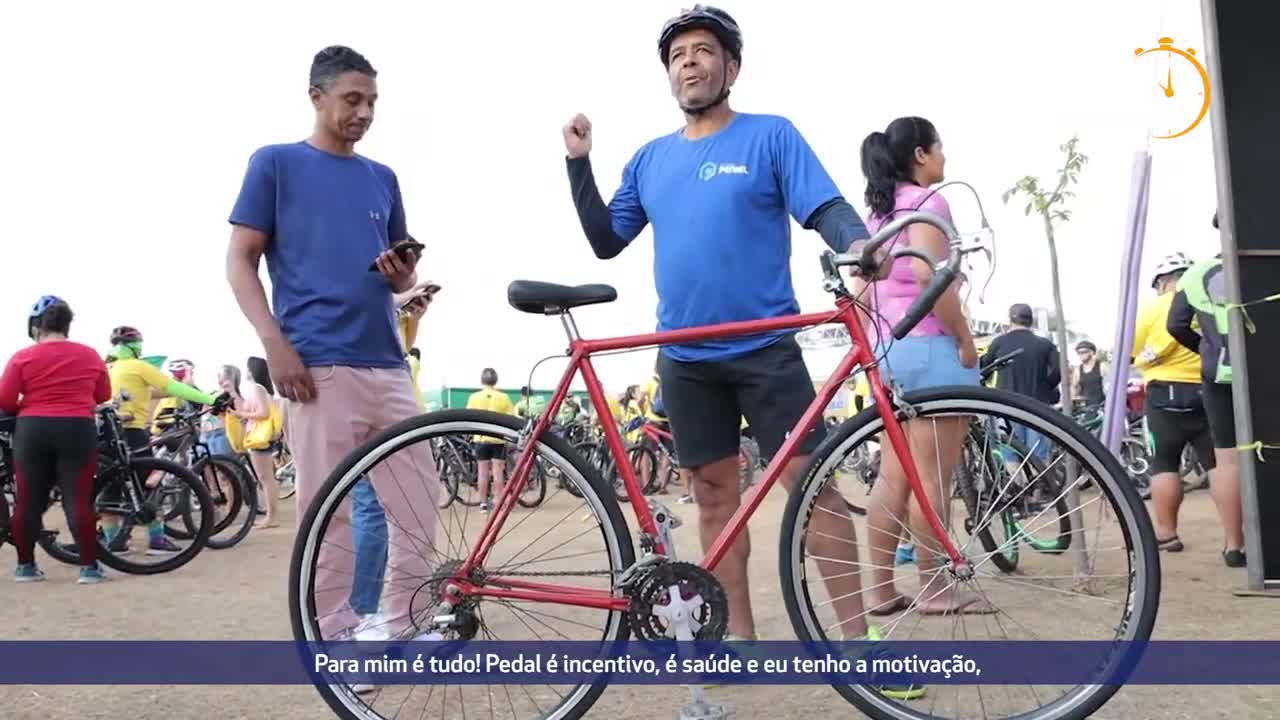 itemBora de Bike reúne mais de quatro mil ciclistas, em Aparecida