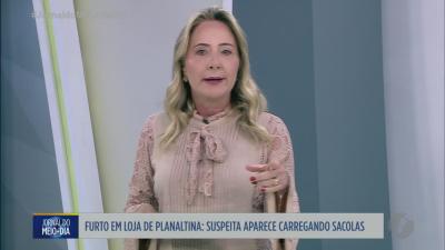 Casal furta loja em Planaltina de Goi&aacute;s