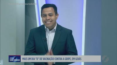 itemCaptura de javali que invadiu açougue em Morrinhos