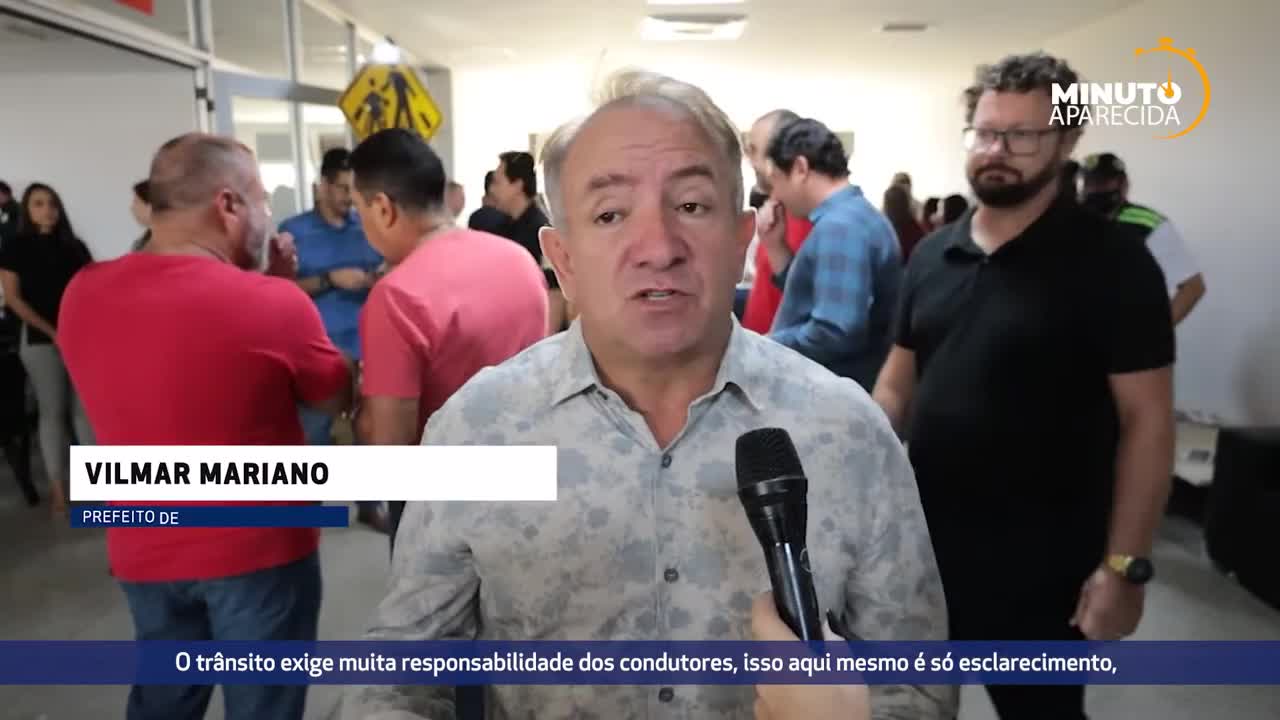 'Juntos Salvamos Vidas': Aparecida abre Semana Nacional de Trânsito com palestra sobre mobilidade