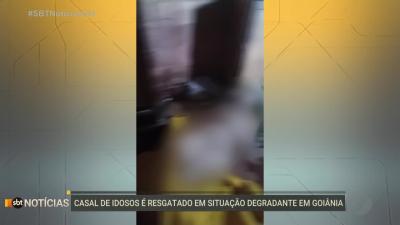 itemCasal de idosos é resgatado em situação degradante em Goiânia
