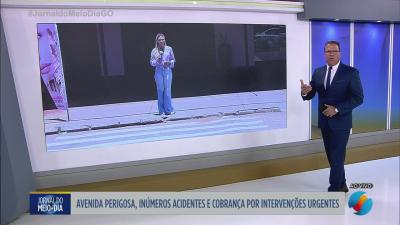 itemMulher é atropelada na faixa de pedestre em Goiâna