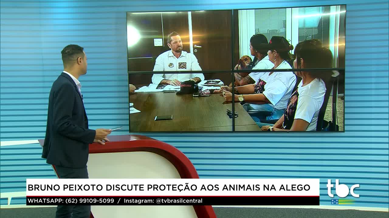 itemBruno Peixoto discute proteção aos Animais na Alego.