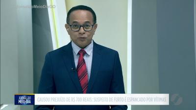 itemSuspeito de furto de cartão é espancando pelas vítimas em Goiânia