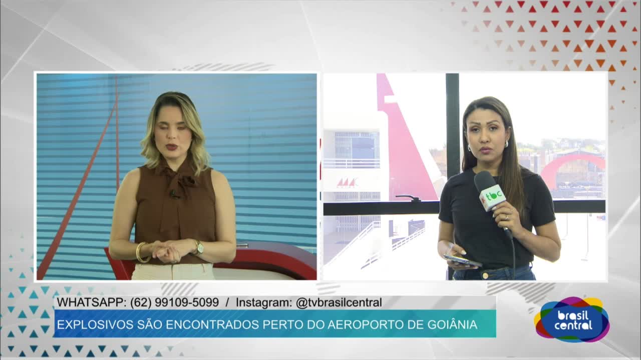itemExplosivos são encontrados perto do Aeroporto de Goiânia