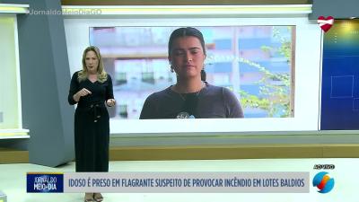 itemIdoso é preso suspeito de provocar incêndio em vegetação em Jataí