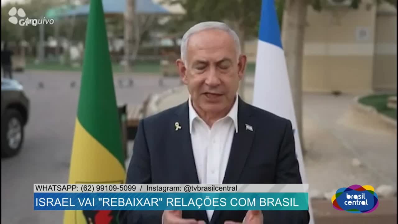 itemIsrael vai rebaixar Relações com o Brasil