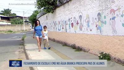 itemFechamento de escola e cmei no Setor Água Branca em Goiânia preocupa pais de alunos
