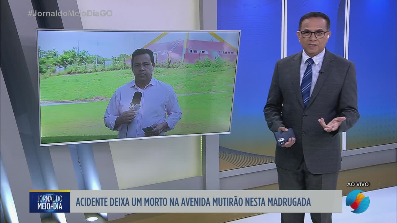 itemAcidente deixa um morto na Avenida Mutirão em Goiânia