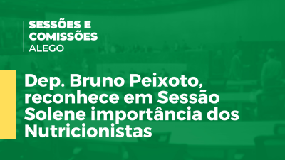 Imagem de capa do vídeo - Sessão solene em homenagem aos nutricionistas