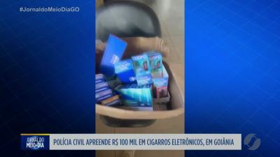 itemPC apreende cigarros eletrônicos em Goiânia