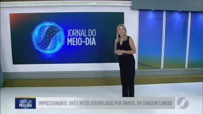 itemAvô e netos são atropelados em Senador Canedo