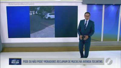 itemMoradores reclamam de multas em avenida do Setor Aeroporto em Goiânia