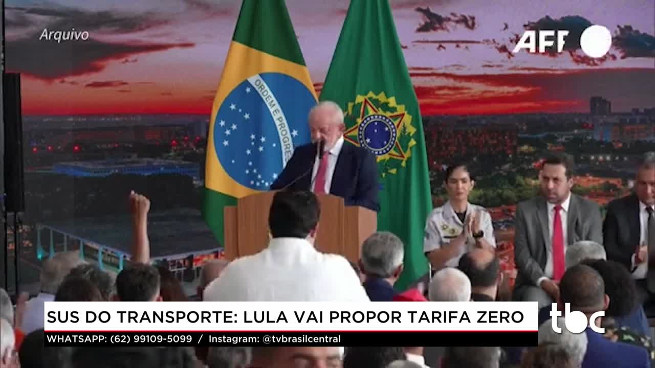 itemSUS do Transporte: Lula vai propor Tarifa Zero.